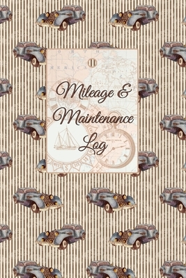 Mileage & Maintenance Log by Sparkling Books