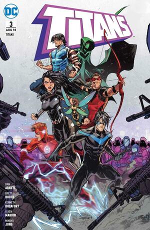 Titans: Bd. 3: Böses Omen by Minkyu Jung, V. Kenneth Marion, Dan Abnett, Kenneth Rocafort, Brett Booth