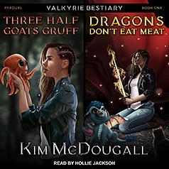 Three Half Goats Gruff & Dragons Don't Eat Meat by Kim McDougall