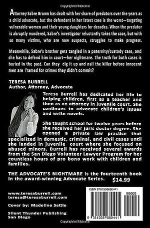 The Advocate's Nightmare by Teresa Burrell, Teresa Burrell