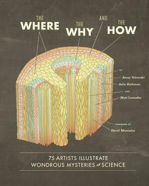 The Where, the Why, and the How: 75 Artists Illustrate Wondrous Mysteries of Science by Jenny Volvovski, Matt LaMothe, Julia Rothman, David Macaulay