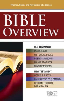 Bible Overview Pamphlet: Know Themes, Facts, and Key Verses at a Glance by Rose Publishing, Rose Publishing