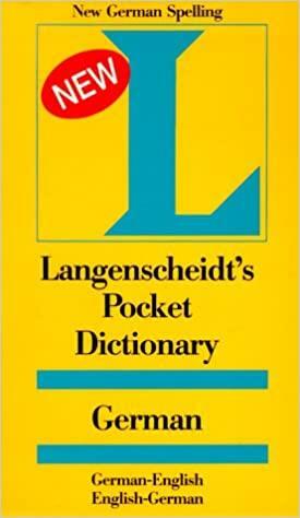 Langenscheidt's Pocket Dictionary German by Langenscheidt