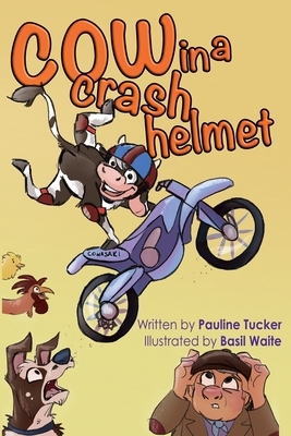 Cow in a Crash Helmet by Pauline Tucker