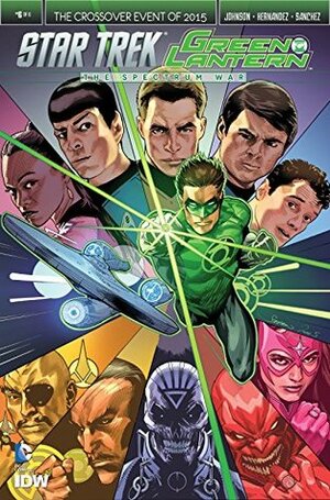 Star Trek/Green Lantern #6 by Mike Johnson, Ángel Hernández, Dave Williams