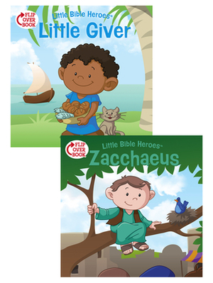 The Little Giver/Zacchaeus Flip-Over Book by Victoria Kovacs