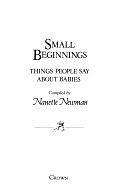 Small Beginnings by Nanette Newman