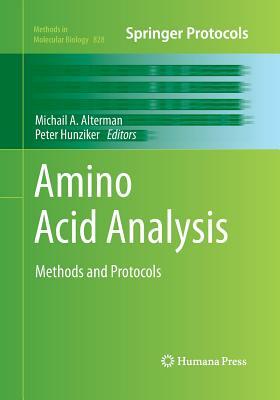 Amino Acid Analysis: Methods and Protocols by 