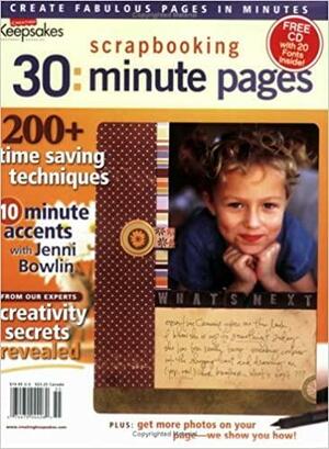 Scrapbooking 30 Minute Pages by Tracy White