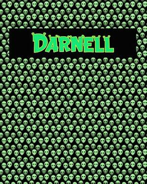 120 Page Handwriting Practice Book with Green Alien Cover Darnell: Primary Grades Handwriting Book by Sheldon Franks