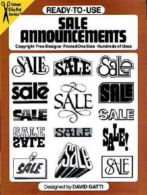 Ready-To-Use Sale Announcements by David Gatti