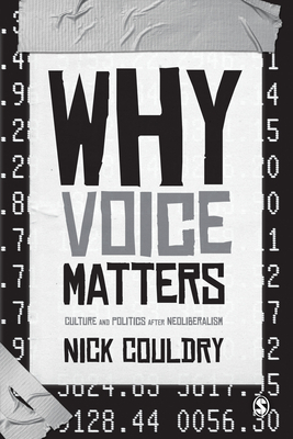 Why Voice Matters by Nick Couldry
