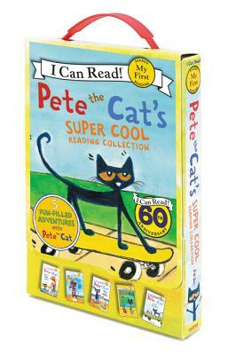 Pete the Cat's Super Cool Reading Collection: Too Cool for School/Play Ball!/Pete at the Beach/Pete's Big Lunch/A Pet for Pete by James Dean, Kimberly Dean