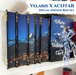 A Court of Thorns and Roses Velaris X ACOTAR Special Edition Book Box Set with Digitally Printed Page Edges & Custom Dust Jackets by Sarah J. Maas