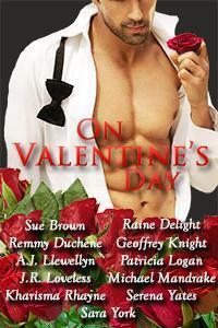 On Valentine's Day by Sue Brown, Raine Delight, A.J. Llewellyn, Michael Mandrake, Sara York, Patricia Logan, J.R. Loveless, Geoffrey Knight, Remmy Duchene, Serena Yates