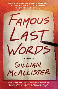 Famous Last Words by Gillian McAllister