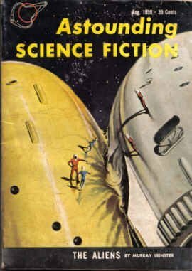 Astounding Science Fiction, August 1959 (Volume LXIII, No. 6) by Murray Leinster, A. Bertram Chandler, Theodore L. Thomas, John W. Campbell Jr., George Whitley