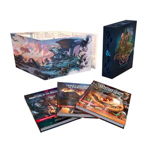 Dungeons & Dragons Rules Expansion Gift Set (D&D Books)-Tasha's Cauldron of Ever ything + Xanathar's Guide to Everything + Monsters of the Multiverse + DM Scree by Wizards RPG Team