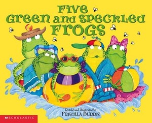 Five Green And Speckled Frogs by Priscilla Burris