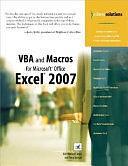 VBA and Macros for Microsoft Office Excel 2007 by Bill Jelen, Tracy Syrstad