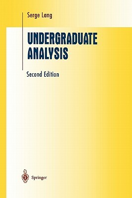 Undergraduate Analysis by Serge Lang