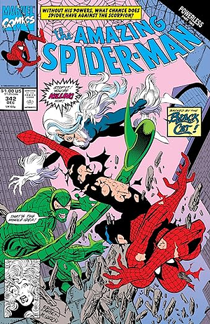 Amazing Spider-Man #342 by David Michelinie