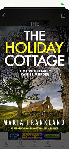 The Holiday Cottage: A gripping and addictive psychological thriller by Maria Frankland