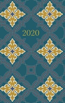 2020 Planner - Diary - Journal - Week per spread - Teal Tiles by Reyhana Ismail