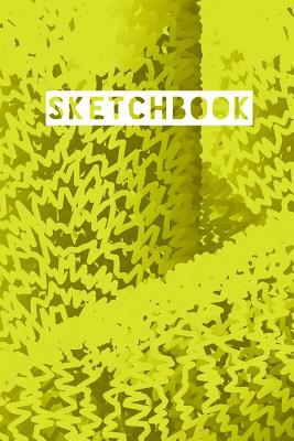 Sketchbook: Abstract Liquid Marble Mirror Yellow Design by Frasier Cheng-Binns
