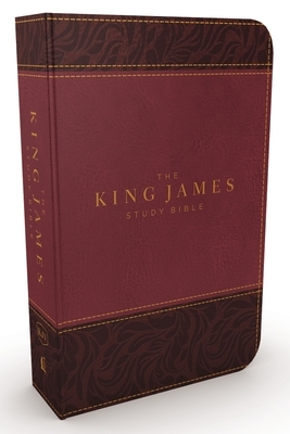 The King James Study Bible, Imitation Leather, Burgundy, Full-Color Edition by Thomas Nelson