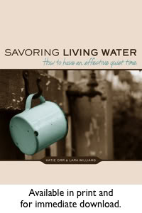 Savoring Living Water: How to Have an Effective Quiet Time by Katie Orr, Lara Williams