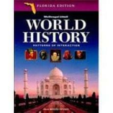 Florida: World History History: Patterns of Interaction by Linda Black, Roger B. Beck