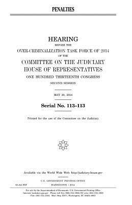 Penalties by Committee on the Judiciary, United States Congress, United States House of Representatives