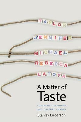 A Matter of Taste: How Names, Fashions, and Culture Change by Stanley Lieberson