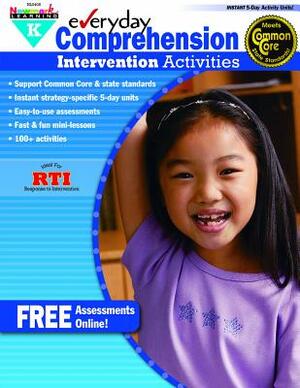 Everyday Comprehension Intervention Activities Grade K Book Teacher Resource by Katherine Scraper