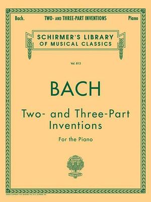 15 Two- And Three-Part Inventions: Schirmer Library of Classics Volume 813 by Carl Czerny, Johann Sebastian Bach