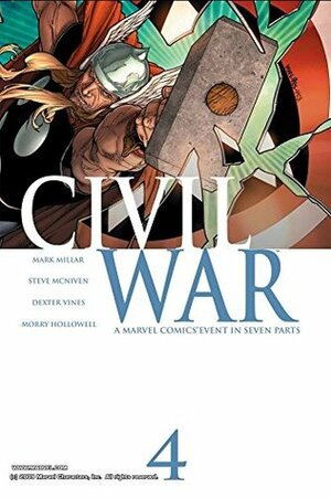 Civil War #4 by Steve McNiven, Mark Millar