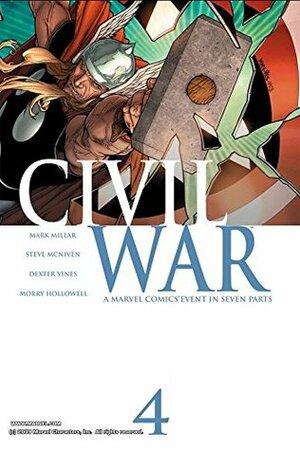 Civil War #4 by Mark Millar, Steve McNiven