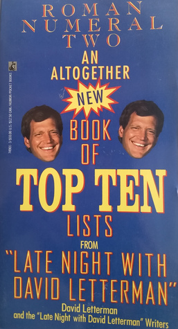 David Letterman's Book of Top Ten Lists: and Wedding Dress Patterns for the Husky Bride by David Letterman