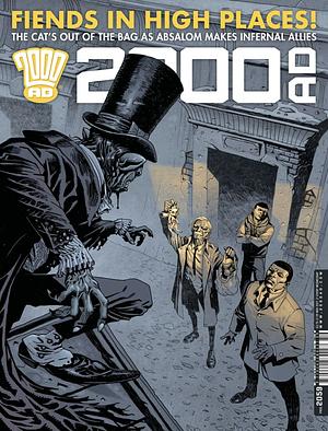 2000 AD Prog 2059 - Fiends In High Places! by Steve Austin, Dan Abnett, Tiernen Trevallion, Eddie Robson, Pat Mills, Gordon Rennie, Michael Carroll, Paul Marshall, Paul J. Holden