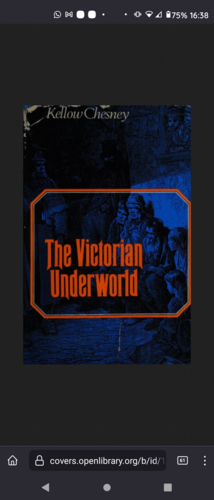 The Victorian Underworld by Kellow Chesney