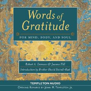 Words of Gratitude for Aud CD by Robert A. Emmons, Templeton Foundation, Joanna Hill