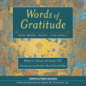 Words of Gratitude for Aud CD by Robert A. Emmons, Joanna Hill, Templeton Foundation