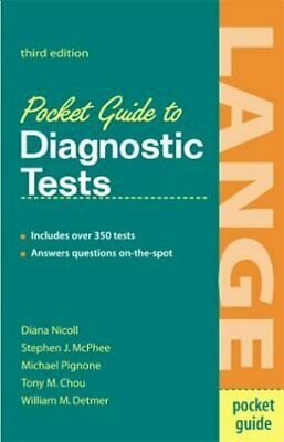 Pocket Guide To Diagnostic Tests by Diana Nicoll