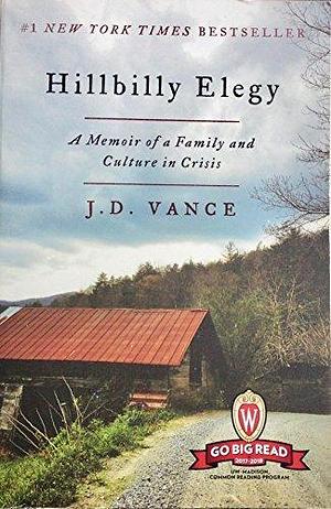 Hillbilly Elegy- A memoir of a Family and Culture in Crisis by J.D. Vance, J.D. Vance