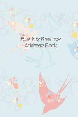 Blue Sky Sparrow Address Book by Jot Spot Stationary