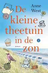 De kleine theetuin in de zon by Anne West