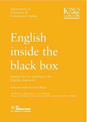 English Inside the Black Box by Bethan Marshall, Dylan Wiliam