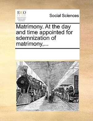 Matrimony by 