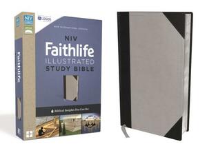 NIV, Faithlife Illustrated Study Bible, Imitation Leather, Gray/Black, Indexed: Biblical Insights You Can See by 